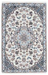 90X137 Nain Fine 9La Teppich Orientalischer Grau/Hellgrau (Wolle, Persien/Iran)