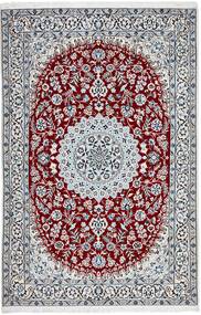 154X235 Nain Fine 9La Teppe Orientalsk Mørk Rød/Grå (Ull, Persia/Iran)