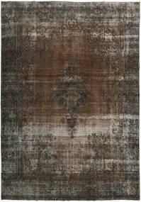 272X390 絨毯 ヴィンテージ Heritage モダン ダークグレー/茶色 大きな (ウール, ペルシャ/イラン)