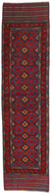 Dywan Orientalny Kilim Golbarjasta 65X276 Chodnikowy Ciemnoczerwony/Ciemnoszary (Wełna, Afganistan)
