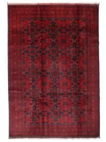  Afghan Khal Mohammadi Rug 202X291 Wool Dark Red/Black Carpetvista