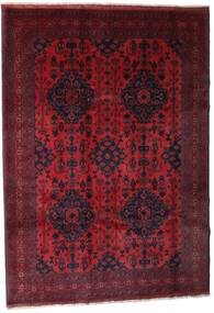  Afegão Khal Mohammadi Tapete 203X288 Lã Vermelho Escuro/Vermelho Carpetvista