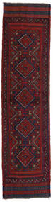 Kelim Golbarjasta Vloerkleed 60X240 Tapijtloper Donkerrood/Donker Roze Wol, Afghanistan Carpetvista