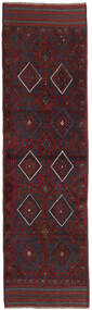  Orientalisk Kelim Golbarjasta 70X242 Hallmatta Mörkrosa/Mörkröd Ull, Afghanistan Carpetvista