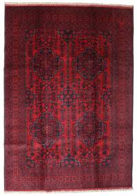  Afegão Khal Mohammadi Tapete 203X287 Lã Vermelho Escuro/Vermelho Carpetvista
