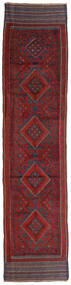 Alfombra Oriental Kilim Golbarjasta 57X246 De Pasillo Rojo/Rojo Oscuro (Lana, Afganistán)