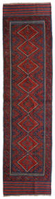 絨毯 オリエンタル キリム ゴルバリヤスタ 60X234 廊下 カーペット レッド/ダークグレー (ウール, アフガニスタン)