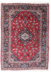  Orientalischer Keshan Teppich 95X135 Rot/Dunkelrosa Wolle, Persien/Iran Carpetvista