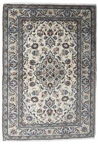100X145 絨毯 オリエンタル カシャン グレー/ベージュ (ウール, ペルシャ/イラン) Carpetvista