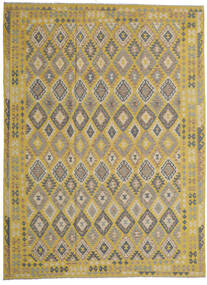  Kelim Afghan Old Style Vloerkleed 257X351 Geel/Beige Carpetvista