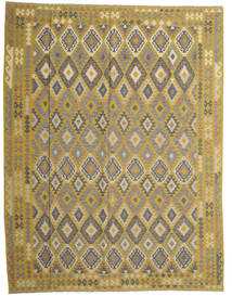 298X389 絨毯 オリエンタル キリム アフガン オールド スタイル イエロー/オレンジ 大きな (ウール, アフガニスタン) Carpetvista