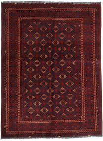 145X195 Alfombra Kunduz Oriental Rojo Oscuro/Marrón (Lana, Afganistán) Carpetvista