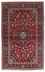 98X158 Alfombra Keshan Oriental Rojo/Rosa Oscuro (Lana, Persia/Irán) Carpetvista