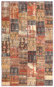 Tapete Patchwork - Persien/Iran 191X312 Bege/Laranja (Lã, Pérsia/Irão)
