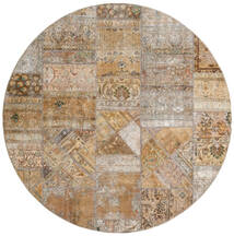  Ø 250 大 Patchwork - Persien/Iran ウール, 絨毯 Carpetvista
