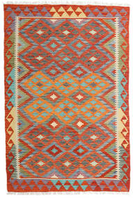Kelim Afghan Old Stil Teppich 119X180 Grau/Rot Wolle, Afghanistan Carpetvista