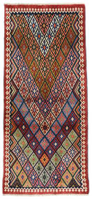絨毯 カシュガイ 81X178 廊下 カーペット レッド/ダークグレー (ウール, ペルシャ/イラン)