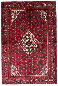  Persian Hamadan Rug 157X234 Dark Red/Red (Wool, Persia/Iran)