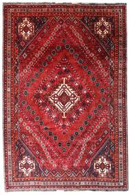 Tappeto Orientale Ghashghai 205X308 Rosso/Rosso Scuro (Lana, Persia/Iran)
