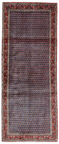 79X195 Sarough Mir Teppich Orientalischer Läufer Dunkelrosa/Rot (Wolle, Persien/Iran) Carpetvista