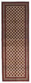 絨毯 ペルシャ バルーチ 75X219 廊下 カーペット ダークレッド/ベージュ (ウール, ペルシャ/イラン)