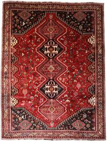 227X296 Χαλι Ghashghai Ανατολής Σκούρο Κόκκινο/Κόκκινα (Μαλλί, Περσικά/Ιρανικά) Carpetvista