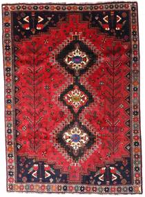 206X291 Dywan Kaszkaj Orientalny Czerwony/Ciemno Różowy (Wełna, Persja/Iran) Carpetvista