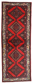 77X207 Dywan Hosseinabad Orientalny Chodnikowy Czerwony/Ciemnoczerwony (Wełna, Persja/Iran) Carpetvista
