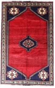  Oriental Qashqai Rug 157X252 Red/Dark Pink Wool, Persia/Iran Carpetvista