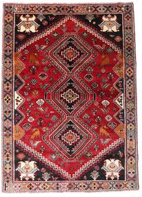 Ghashghai Teppich 174X239 Rot/Dunkelrot Wolle, Persien/Iran Carpetvista