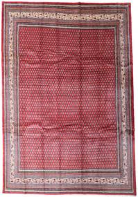  Orientalisk Sarough Mir Matta 250X366 Röd/Ljusrosa Stor Ull, Persien/Iran Carpetvista