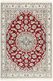  98X146 Nain Fine 9La Teppich Beige/Rot Persien/Iran
