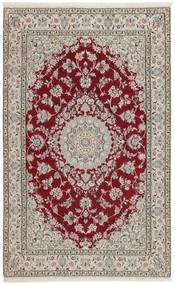  Orientalsk Nain Fine 9La Teppe 126X201 Beige/Mørk Rød Persia/Iran