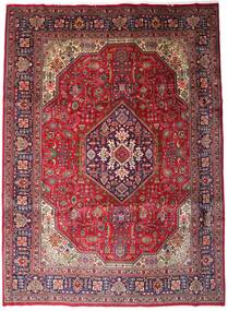 258X354 Tapete Tabriz Oriental Vermelho/Vermelho Escuro Grande (Lã, Pérsia/Irão) Carpetvista