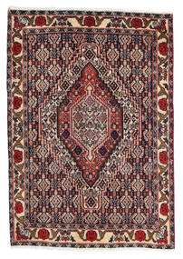  75X105 Senneh Teppe Mørk Rød/Rød Persia/Iran Carpetvista