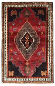 127X203 Ghashghai Teppe Orientalsk Rød/Mørk Rød (Ull, Persia/Iran) Carpetvista