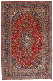 Keshan Rug Rug 260X370 Red/Dark Pink Large Wool, Persia/Iran Carpetvista