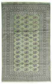  Pakistan Buchara 2Ply Teppich 181X293 Grün/Grau Carpetvista