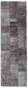 Tapete Persa Patchwork - Persien/Iran 76X253 Passadeira Cinzento/Cinza Escuro (Lã, Pérsia/Irão)