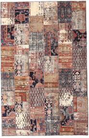 195X298 絨毯 Patchwork - Persien/Iran モダン レッド/ライトグレー (ウール, ペルシャ/イラン) Carpetvista