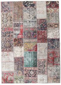173X243 Patchwork - Persien/Iran Vloerkleed Modern Rood/Grijs (Wol, Perzië/Iran) Carpetvista