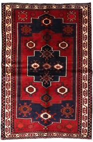 絨毯 ペルシャ ロリ 155X231 ダークピンク/レッド (ウール, ペルシャ/イラン)