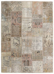 141X199 絨毯 Patchwork - Persien/Iran モダン ライトグレー/ベージュ (ウール, ペルシャ/イラン) Carpetvista