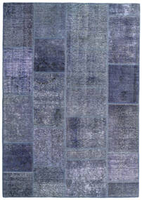  Persischer Patchwork - Persien/Iran Teppich 140X200 Blau/Dunkelblau (Wolle, Persien/Iran)