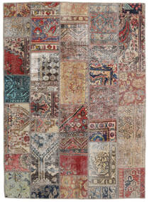  Patchwork - Persien/Iran 143X200 Persa Tapete Lã Laranja/Vermelho Pequeno Carpetvista