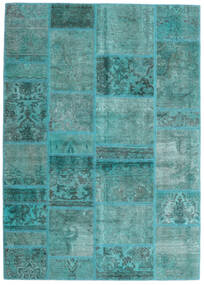  141X198 Small Patchwork - Persien/Iran Wool, Rug Carpetvista