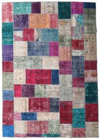 249X354 絨毯 Patchwork - Persien/Iran モダン レッド/グレー (ウール, ペルシャ/イラン) Carpetvista