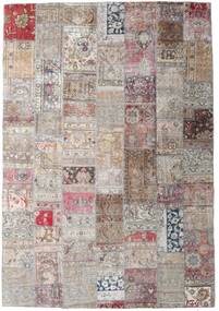  Persischer Patchwork - Persien/Iran Teppich 247X354 Beige/Hellgrau (Wolle, Persien/Iran)