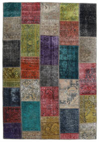  Patchwork - Persien/Iran 137X200 Persian Wool Rug Dark Grey/Red Small Carpetvista