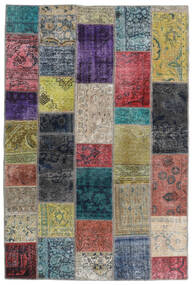 135X201 絨毯 Patchwork - Persien/Iran モダン グレー/ダークグレー (ウール, ペルシャ/イラン) Carpetvista